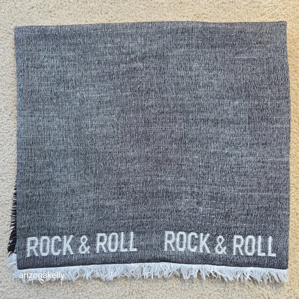Saint & Sofia Rock & Roll Wool Blend Scarf